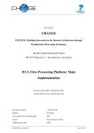 CHANGE D3.3: Flow Processing Platform: Main Implementation