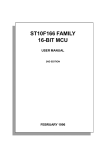 ST ST10F166 User Manual