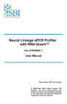 Neural Lineage qPCR Array User Manual
