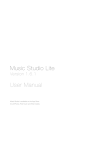 Music Studio Lite User Manual
