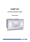 VAMP 321 arc flash protection system