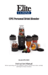 17PC Personal Drink Blender