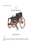 The WILLGO Wheelchair USER MANUAL