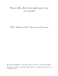 Physics 4BL Lab Manual - UCLA Physics & Astronomy