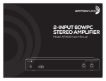 Dayton Audio APA100 User Manual