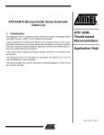 AT91 ARM Thumb-based Microcontrollers Application Note