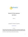 Solmetric iPV iPhone Application User Manual Rev 2.4 copyright