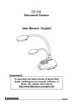 Lumens DC192 User Manual