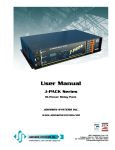 Johnson Systems Inc. J-PACK Series Relay Pack User Manual