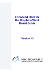 Enhanced OS-9 for the GraphicsClient Board Guide