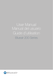 User Manual Manual del usuario Guide d`utilisation