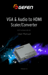 VGA & Audio to HDMI