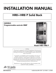 9123653_Installation Manual_HR8+8P Mexico.indb