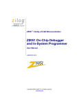 Z8051 On-Chip Debugger and In-System Programmer User Manual