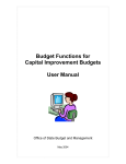 Capital Improvement Operator Manual