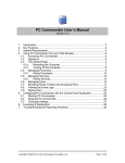 PC Commander User`s Manual - Core Technologies Consulting, LLC