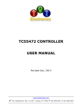 TC55472 Controller User`s Manual