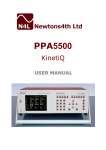 PPA55xx User Manual