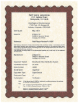 Certificate of Conformance – European Community - Z
