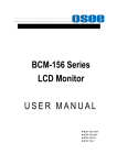 BCM-156 Series LCD Monitor-User Manual-V010000