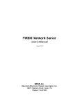 FM300 Network Server User`s Manual