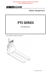 PTS SERIES - Scale Manuals