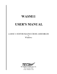 WASM11 USER`S MANUAL - The Engineers Collaborative, Inc.