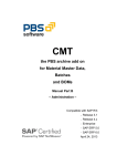 PBS archive add on CMT - Manual Part B