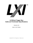 The LXI Wired Trigger Bus