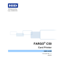 Fargo C50 User Manual PDF