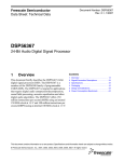 DSP56367 Data Sheet