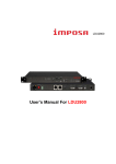User`s Manual For LDU2800