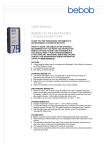 user manual bebob a75 rechargeable lithium