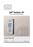 2N® Helios IP User manual version 1.12
