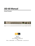 JSD-60 User Manual 150219