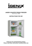 Under Counter Fridge Freezer