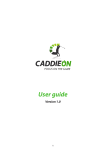 CaddieON user guide for iPhone