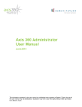 Axis 360 Administrator User Manual - Magic Wall