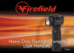 PDF Manual Firefield Heavy Duty Flashlight Foregrip