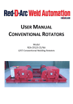user manual conventional rotators - Red-D