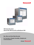 Honeywell Minitrend GR Paperless Recorder User Manual