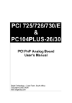 PCI-730 Manual - EAGLE Technology