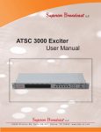 ATSC 3000 Exciter User Manual Superior Broadcast LLC Superior