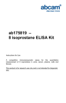 ab175819 – 8 isoprostane ELISA Kit