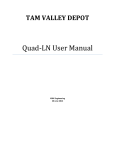 Quad-‐LN User Manual