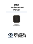 CM1K Hardware Manual - General Vision Inc.