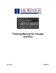 Training Manual for Cscape and XLe