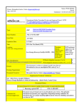 Operational Safety Procedure Form
