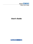 Model ESM303 User`s Guide