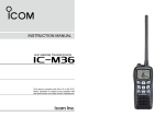 Icom M36 Handheld VHF